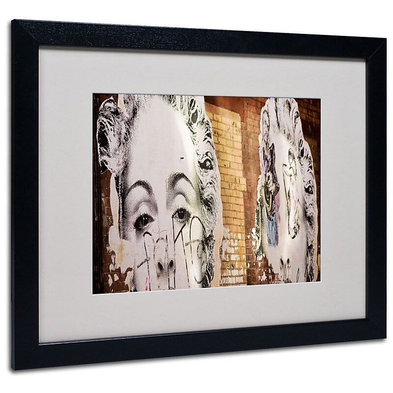 Trademark Fine Art 'Pop Madonna Meatpacking' 16" x 20" Black Frame Art image 1