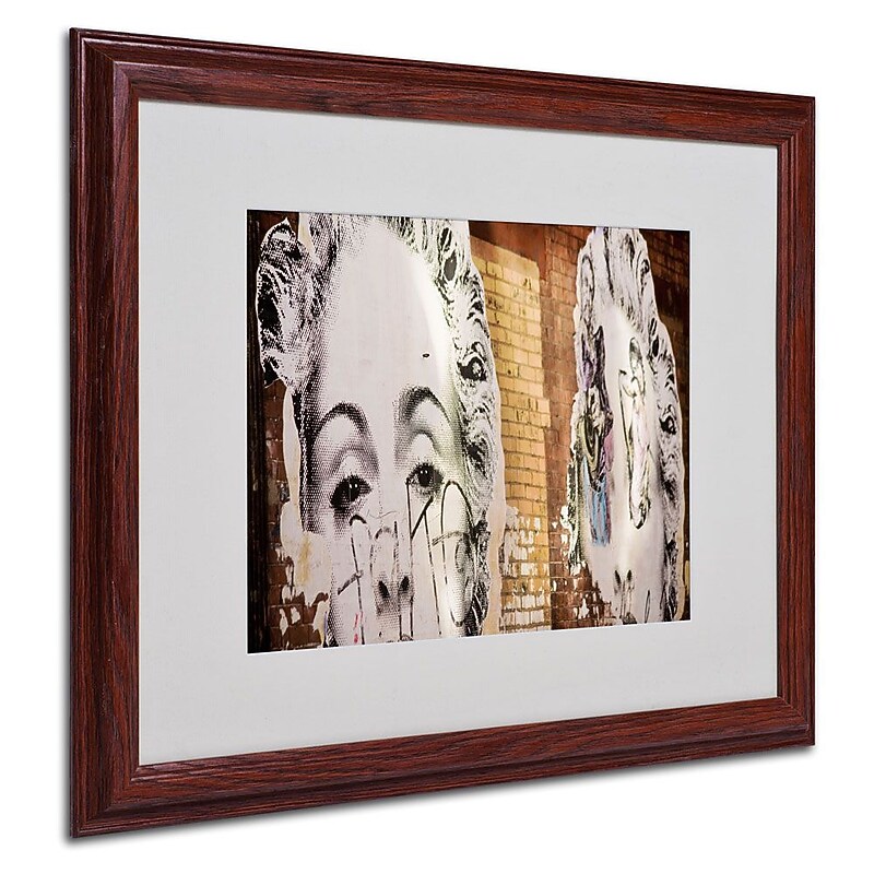 Trademark Fine Art 'Pop Madonna Meatpacking' 16" x 20" Wood Frame Art image 1
