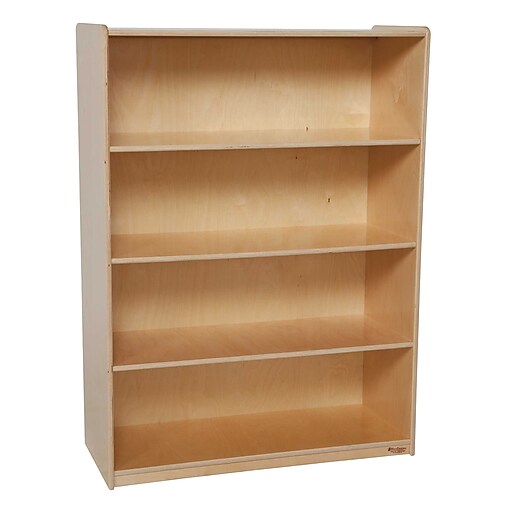 Wood Designs™ Storage 48"(H) Fully Assembled Plywood Bookshelf, Birch