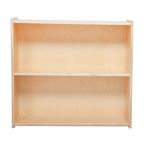 Wood Designs™ Storage 36"(H) Fully Assembled Plywood Bookshelf, Birch