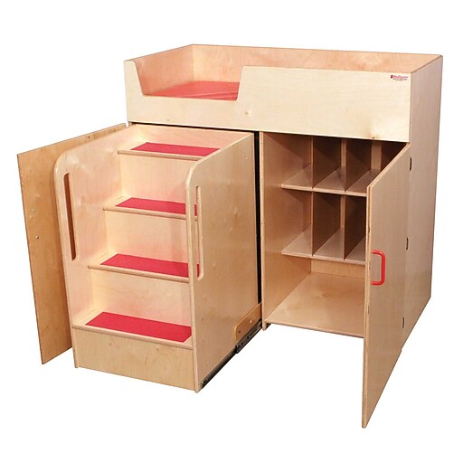 Tot Furniture™ Deluxe Infant Changing Tables With Safety Steps at Staples