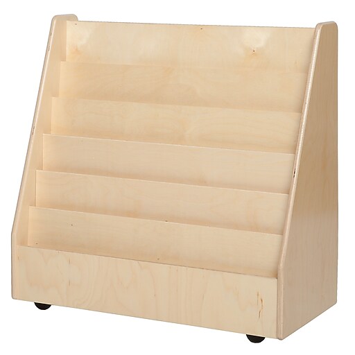 Wood Designs™ Literacy 30"(H) Fully Assembled Plywood Book Storage and