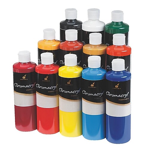 Chromacryl® 16 oz. Acrylic Paint Set at Staples