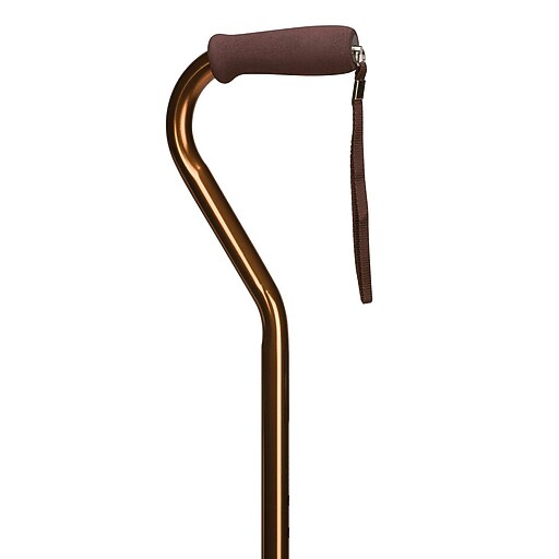 Briggs Healthcare Cane Off Set Alum Adjustable Bronze at Staples