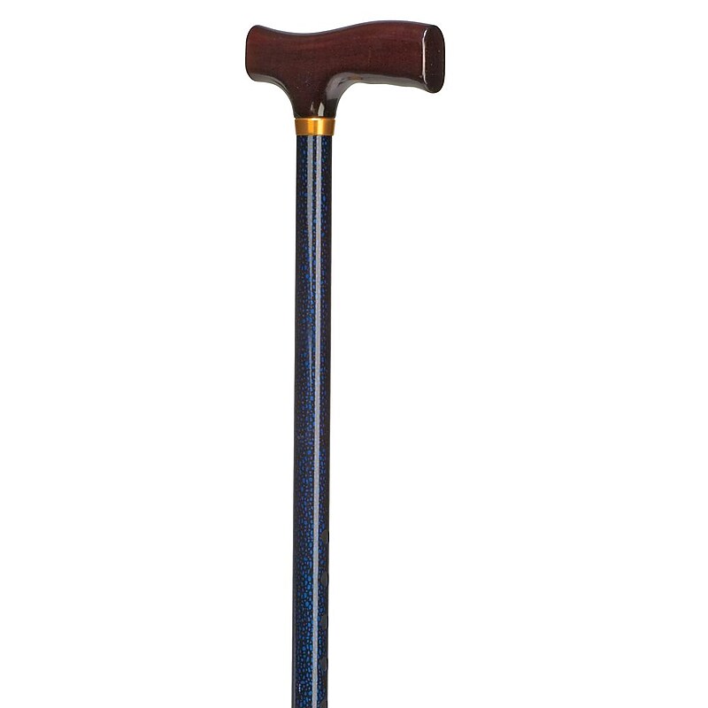 Briggs Healthcare Cane Derby Handle, Blue Ice (502-1351-9913) image 1