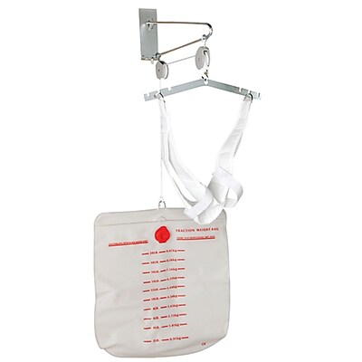 DMI Cervical Neck Traction Over The Door Device for Physical Therapy Helps Neck Pain, Arthritis, Disc Bulges and Minor Fractions of The Spine with 20 Pound Graduated Scale
