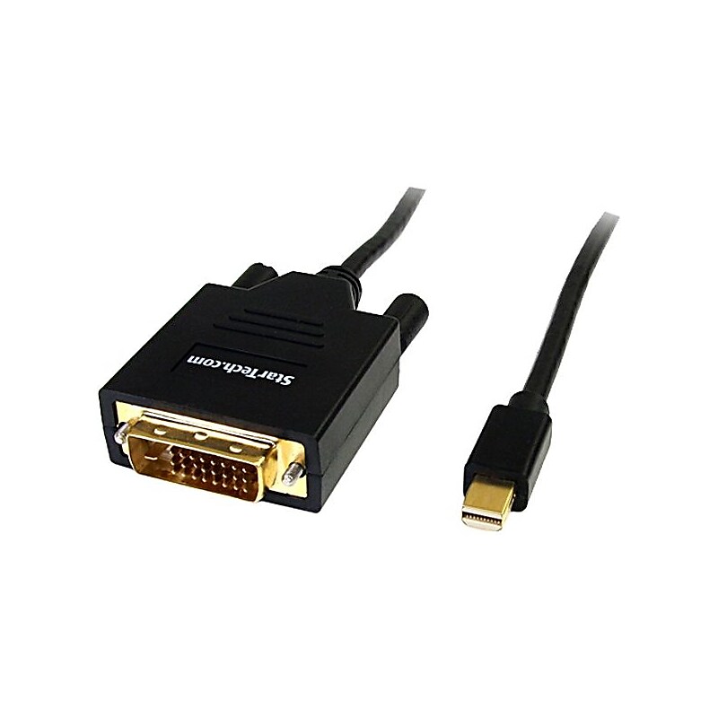 StarTech 6' DisplayPort/DVI Audio/Video Cable, Black (MDP2DVIMM6) image 1