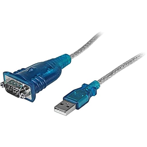 1' USB to RS232 Adapter Cable, Black (ICUSB232V2) | Staples