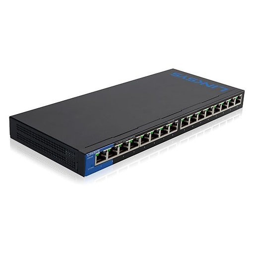 Linksys 16-Port Gigabit Ethernet Unmanaged Switch, 10/100/1000
