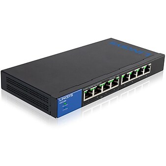 Linksys LGS108P 8-Ports Unmanaged Gigabit PoE Switch