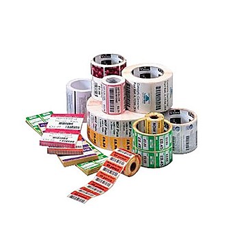 Zebra PolyPro 1000 Thermal Label, 4 inch x 6 inch, White