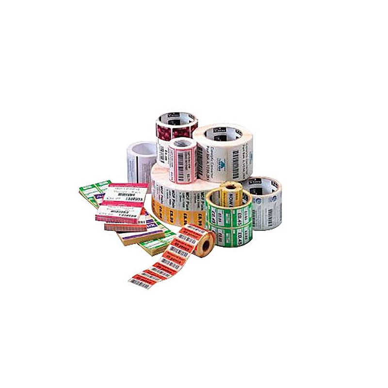 Zebra PolyPro 1000 Thermal Label, 4 inch x 6 inch, White image 1