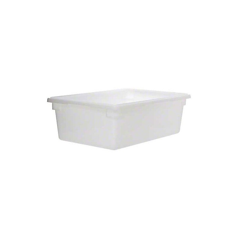 Cambro 18269P148, 13 Gal White Polycarbonate Food Storage Boxes, White image 1