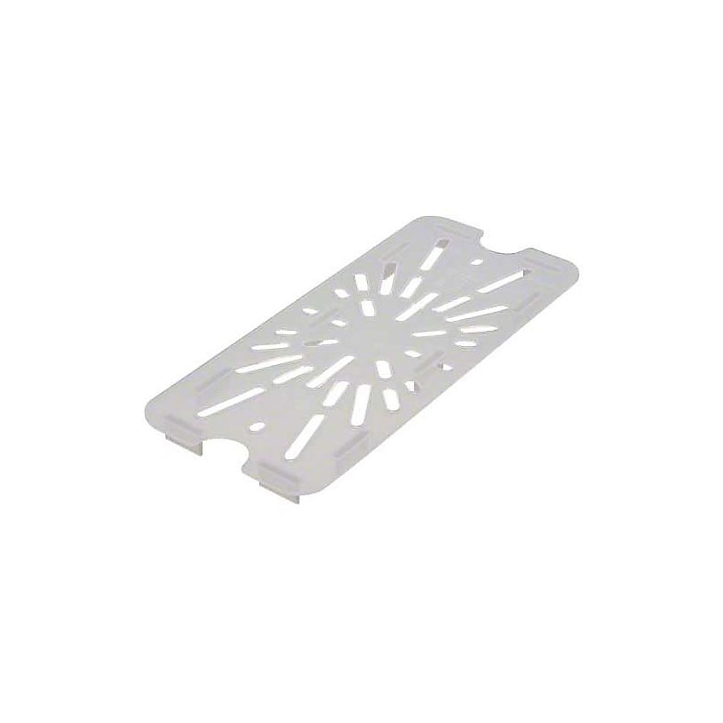 Cambro 30PPD190, Third-Size Translucent Food Pan Drain Shelf image 1