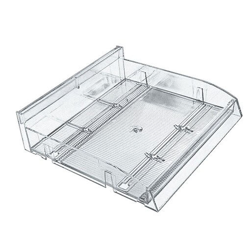 Azar Displays Modular Divider Plastic Bin Tray, 2/Pk Staples