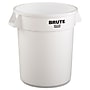 Rubbermaid Brute Plastic Trash Can with no Lid, White, 20 gal. (FG262000 WHT)~#|#~m000435874_sc7