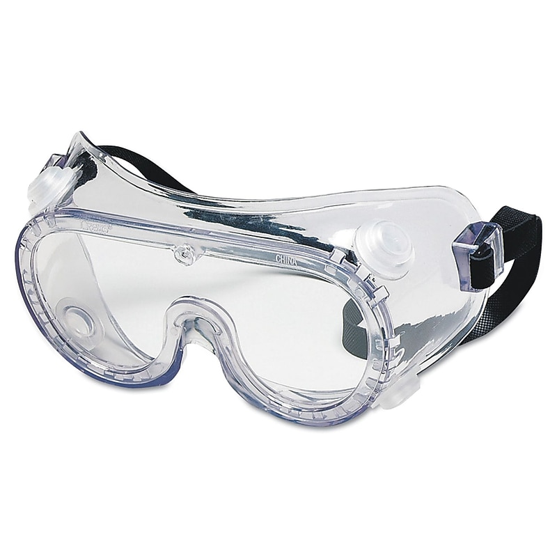 MCR Safety Crews Safety Goggles, Clear Lens (2235R) image 1