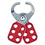 Master Lock® Safety Lockout Hasps, Steel, Red, 1-1/2" Jaw Diameter, Each~#|#~m000437594_sc7