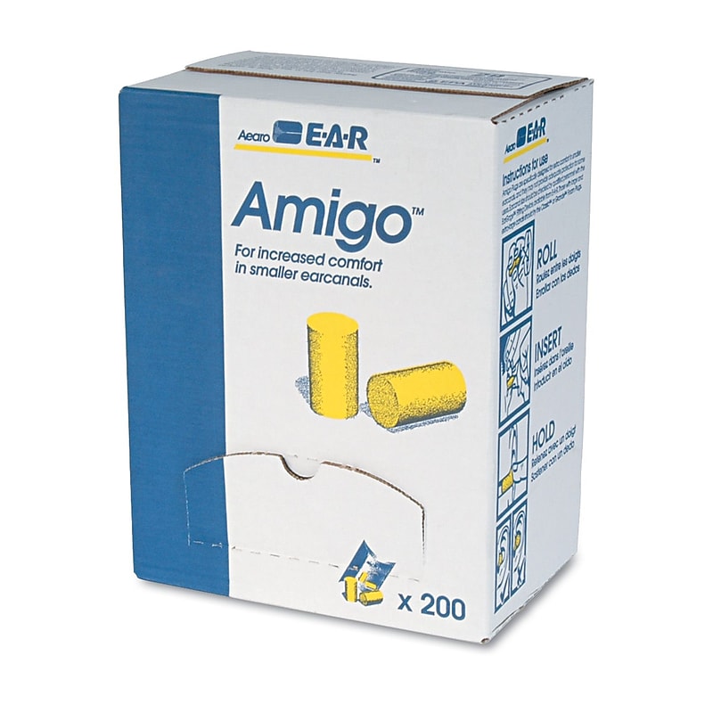 3M Classic Small Uncorded Earplugs Yellow image 1