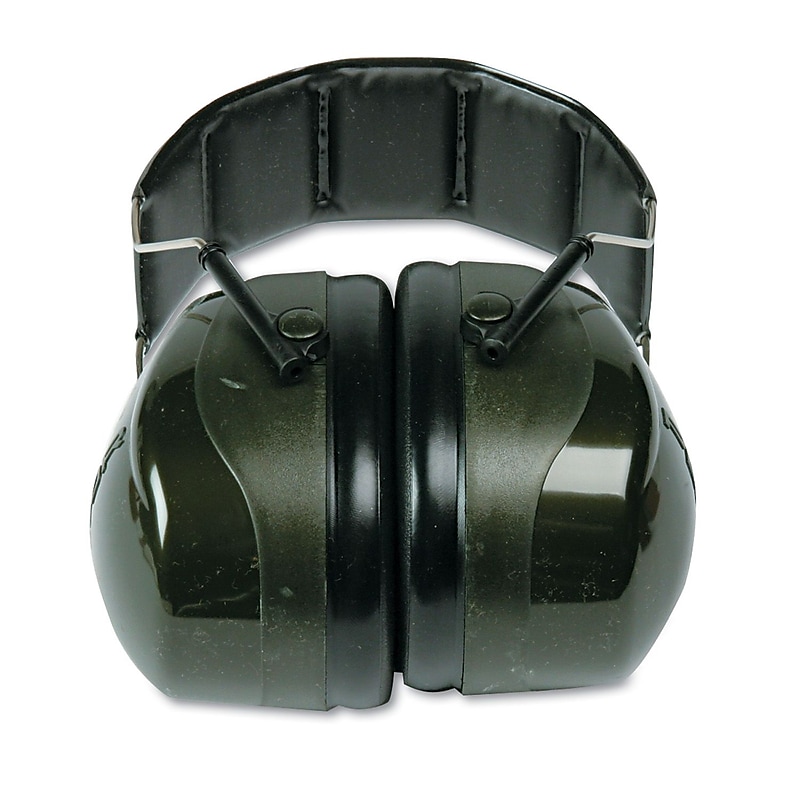 Peltor Optime 101 Peltor deluxe Personal Hearing Protector Earmuffs, NRR 27 dB, Green (H7A) image 1