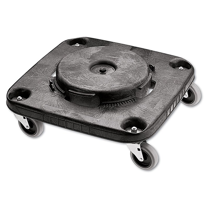 Rubbermaid® Commercial Brute® Square Dolly For 3526, 3536 Containers, Black, 1 Each image 1