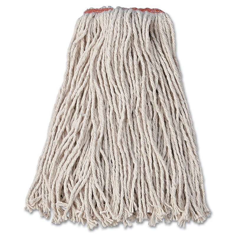 Rubbermaid Commercial Premium Cut-End Cotton Mop White 16 Oz image 1