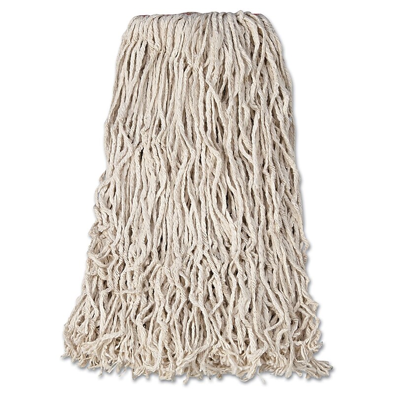 Rubbermaid Commercial, Premium Cut-End Cotton Mop White 24 Oz image 1