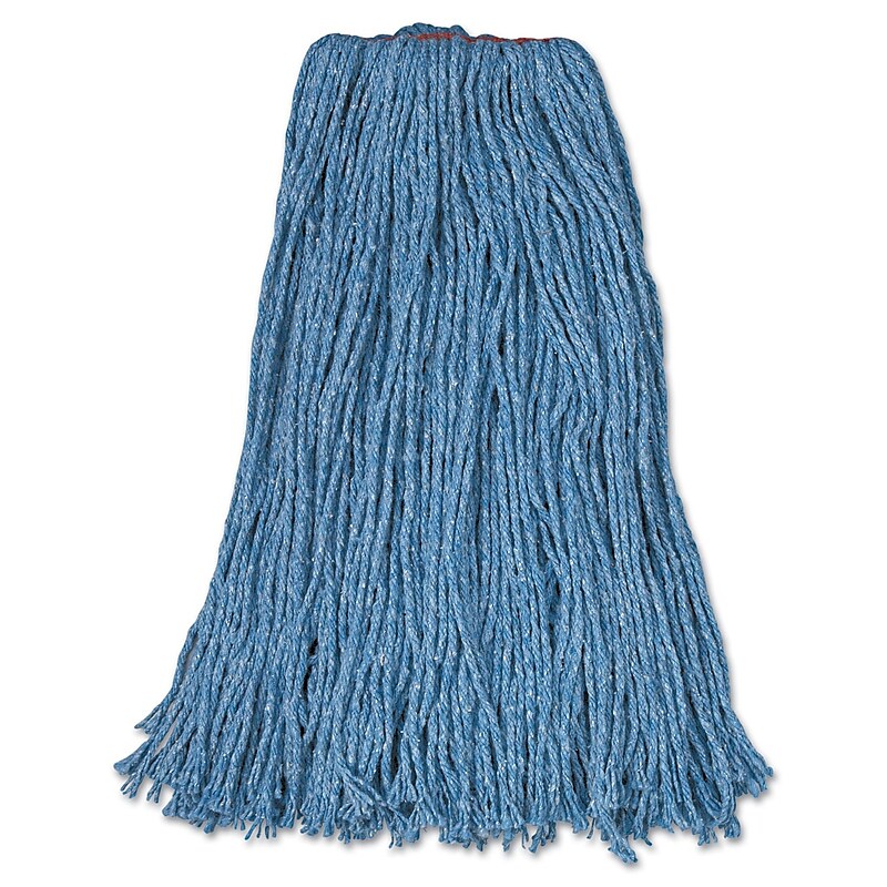 Rubbermaid Commercial, Cut-End Blend Mop Heads Blue image 1