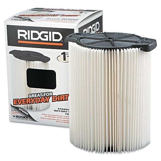 Ridgid Standard Pleated Vacuum Paper Filter (63272947) Staples
