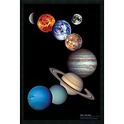 Amanti Art "NASA Solar System" Framed Print Art, 37.38" x 25.38"