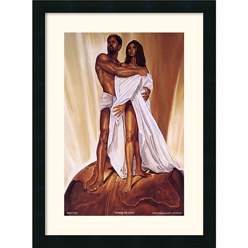 Amanti Art Wak - Kevin A. Williams "Power of Love" Framed Art, 24" x 18" image 1