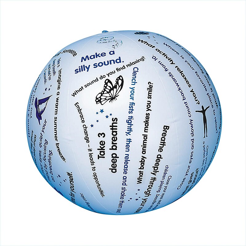 S&S Toss 'n Talk-About Relaxation Ball (16718) image 1