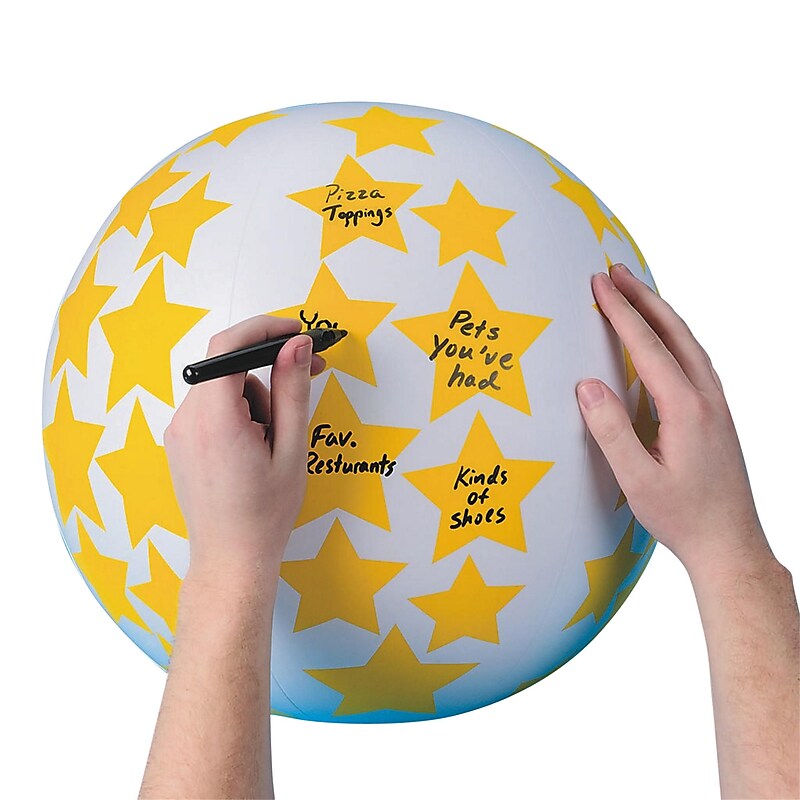 S&S Create Your Own Toss 'n Talk-About Ball (17699) image 1