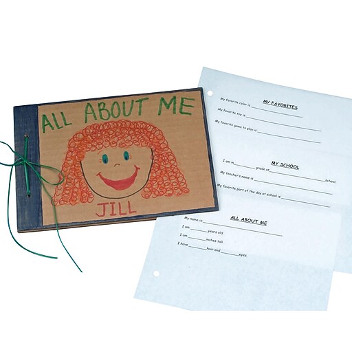 S&S® All About Me Scrapbook, 9 1/2" X 6 3/4", 24/Pack at Staples