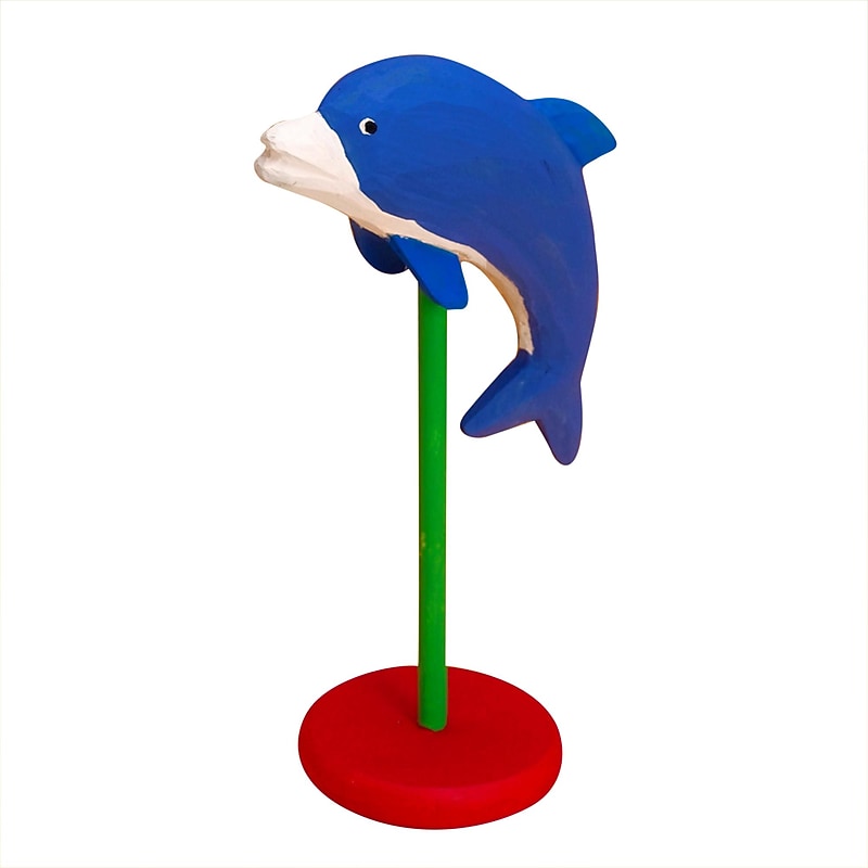 S&S Carved Wood Dolphin Craft Kit, 12/Pack (GP1739) image 1