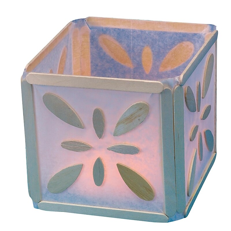 S&S Craft Stick Lantern Craft Kit, 12/Pack (GP2013) image 1