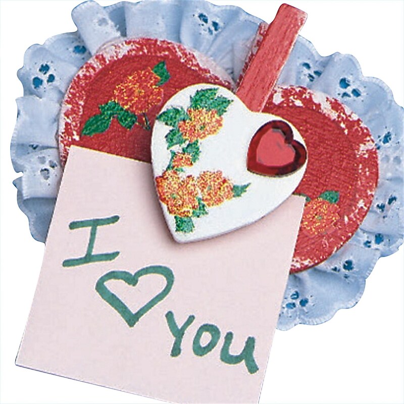 S&S Heart-To-Heart Note Holders Craft Kit, 24/Pack (GP576) image 1