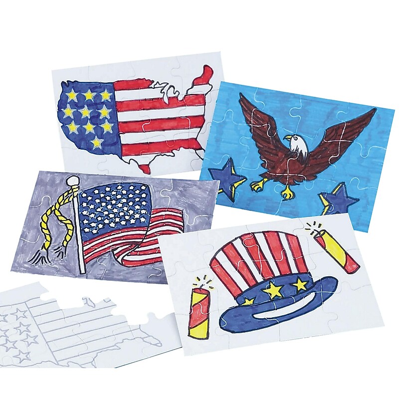 Educraft 12-Piece Proud Puzzle Craft Kit (GP838) image 1