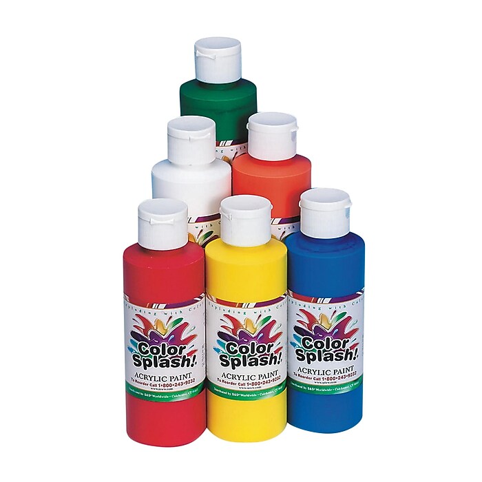 Color Splash® 8 oz. Acrylic Paint | Staples