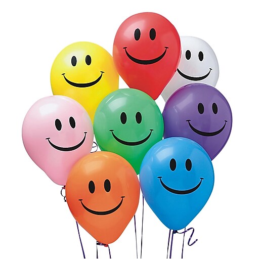 Shop Staples for Pioneer® Balloon 11" Smile Balloon, Assorted, 100/Pack