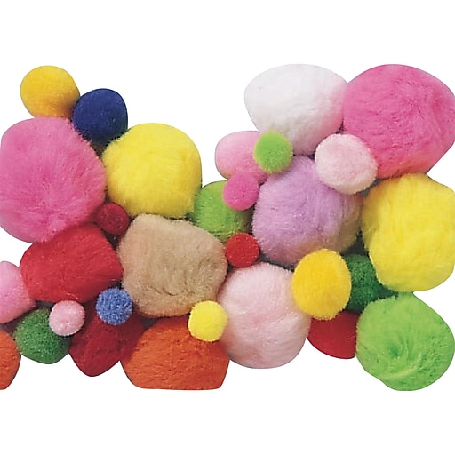 Pom Poms - Office Central  Everything you need for the Office, School,  Warehouse, Crafting and more.