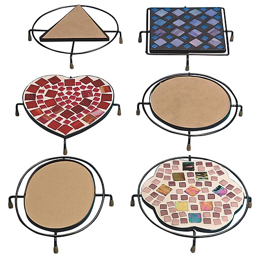 S&S® Tile Trivets With Feet, 24/Pack at Staples