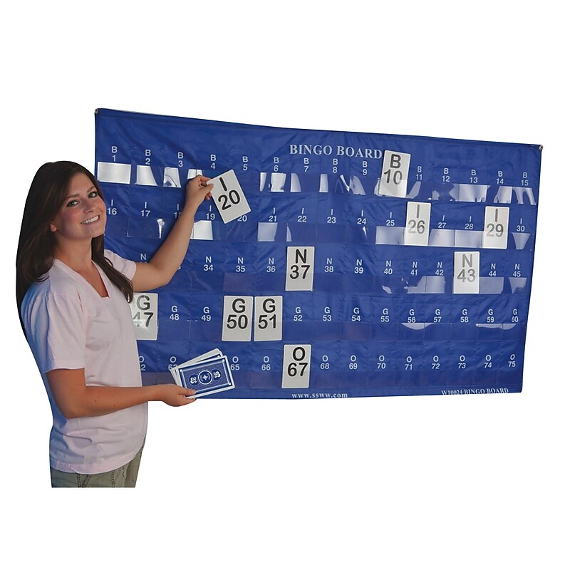 S&S Manual Bingo Masterboard Pocket Chart (W10024) image 1