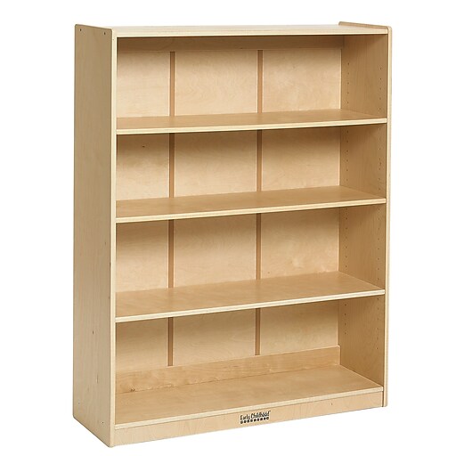 ECR4Kids® 48" Classic Birch Bookcase, Natural at Staples