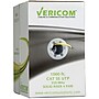 Vericom 1000' Pull Box Cat 5e UTP Solid Riser CMR Cable, Yellow (TCTMBW5U01443)~#|#~m000446550_sc7