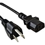 Vericom 4' 3-Prong C13 Power Cord, Black (TCTXPS0400942)~#|#~m000446579_sc7