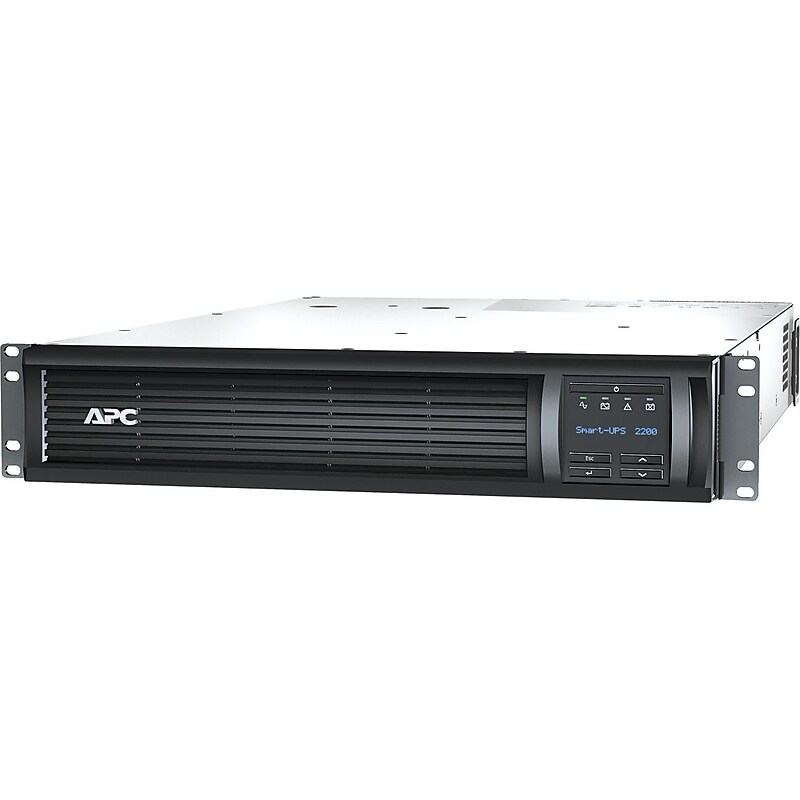 APC Smart-UPS 2200VA RM 2U 2200VA UPS, 8-Outlets, Black (SMT2200RMUS) image 1