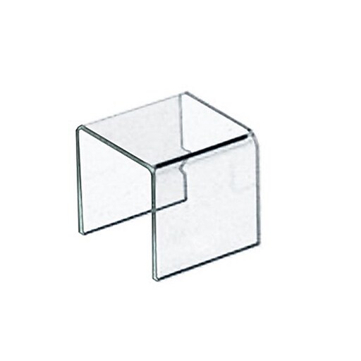 Azar Displays 2" Acrylic Riser Display, 4/Pack Staples