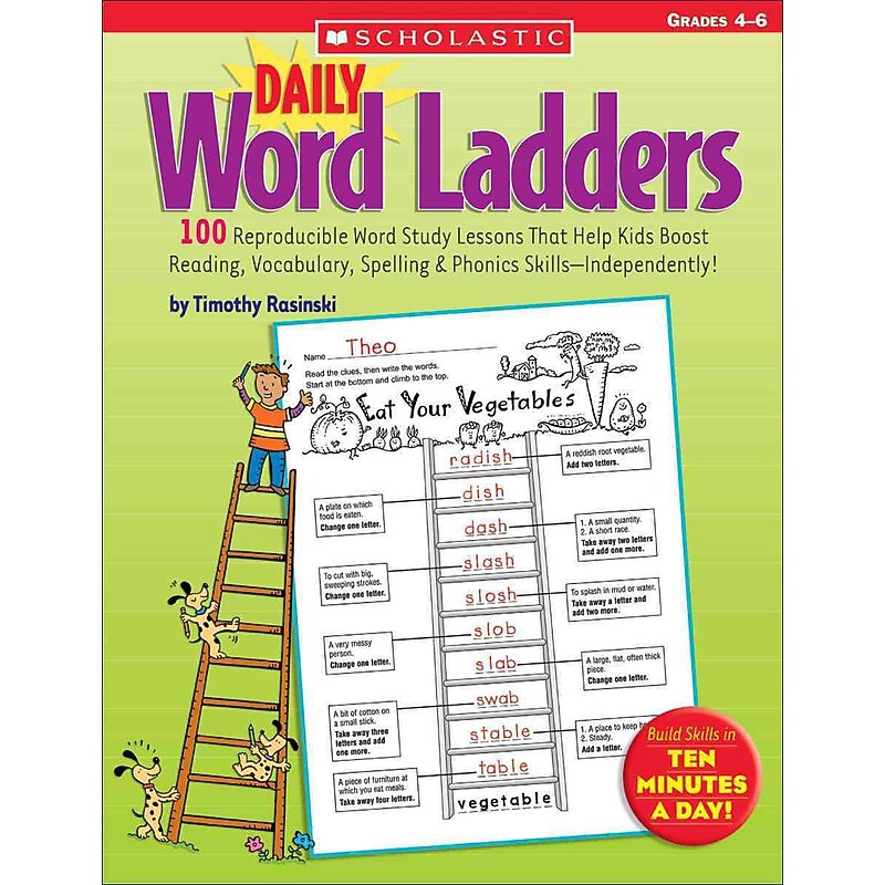 Daily Word Ladders, Grades 4-5 image 1