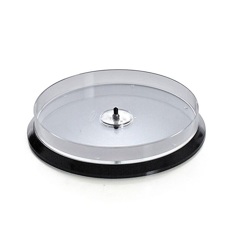Azar Displays One Tier Acrylic Open Round Tray image 1